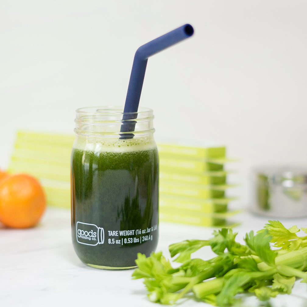 Silicone Straws (Set of 2)