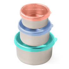 Load image into Gallery viewer, Round Nesting Trio Containers (Set of 3)