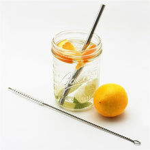 Load image into Gallery viewer, Stainless Steel Straw + Straw Brush