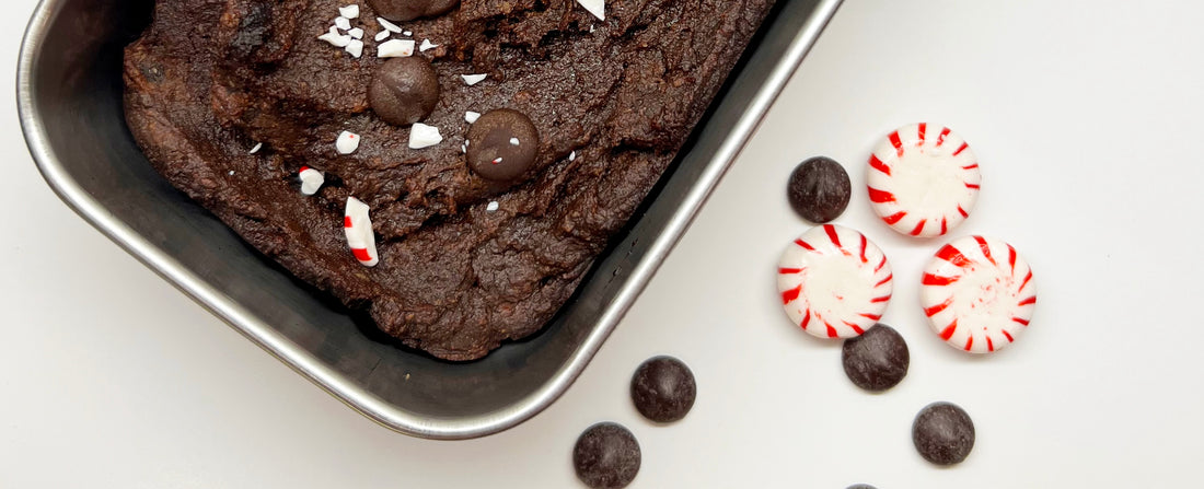 Sweet Potato Peppermint Brownies