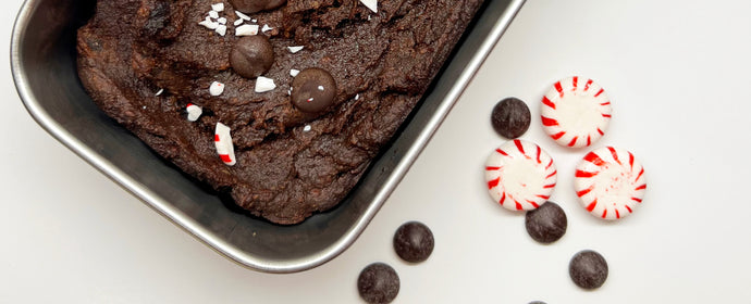 Sweet Potato Peppermint Brownies