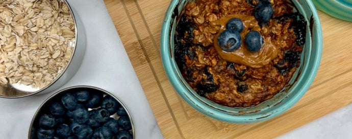 Easy Blueberry Baked Oats