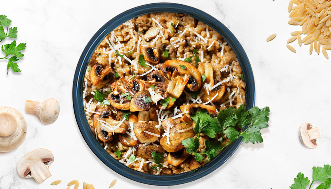 Must-Have Mushroom Orzo Bake