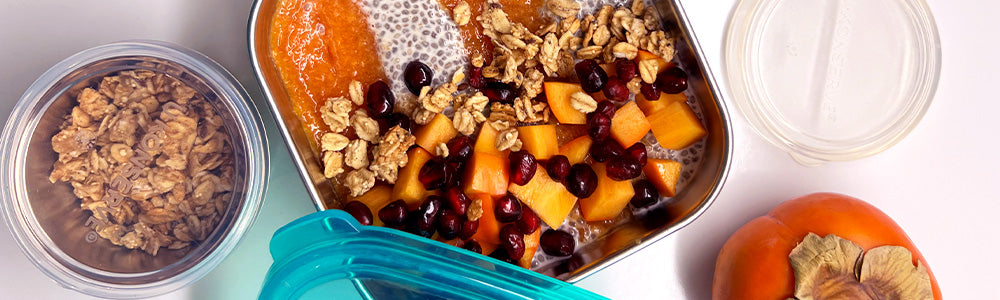 Persimmon & Pomegranate Chia Seed Pudding
