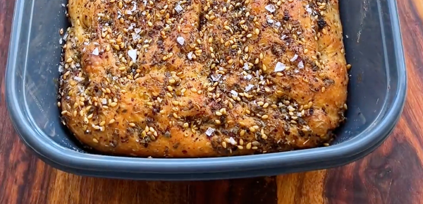 Za'atar Focaccia in BounceBox Rectangle