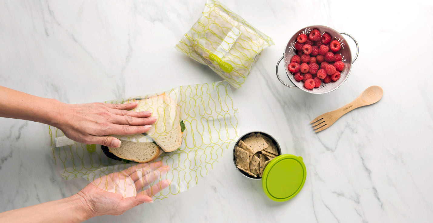 Reusable Food & Sandwich Wrap - Individual Wraps or Bundle Set – U-Konserve