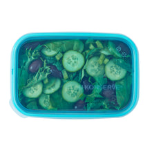 Load image into Gallery viewer, 25oz rectangle island teal lid