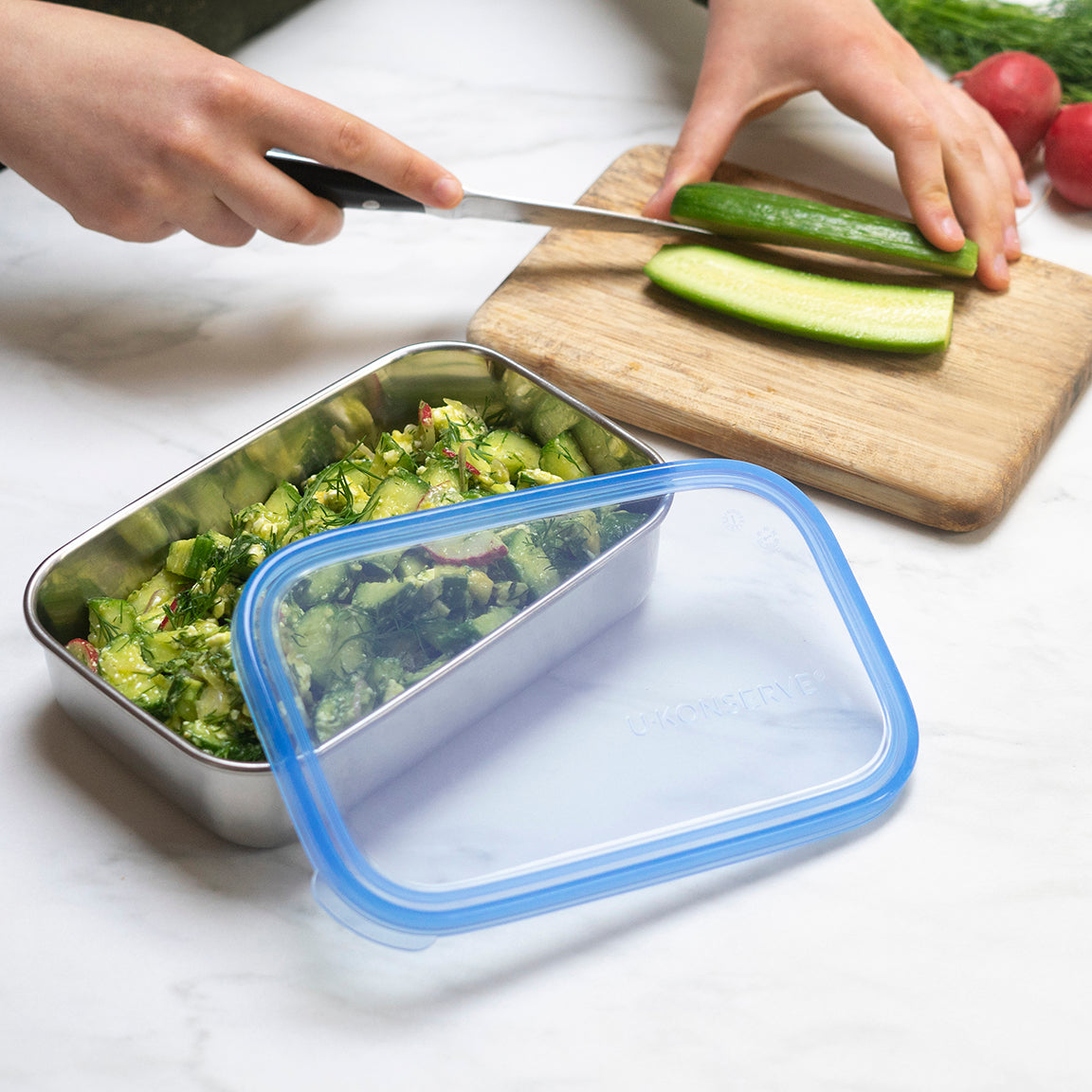 Rectangle Stainless Steel Food Container | U-Konserve