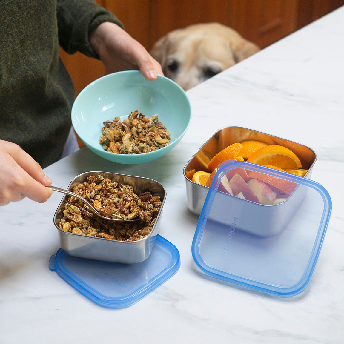 U-Konserve Square Nesting Containers - Thumbnail 3