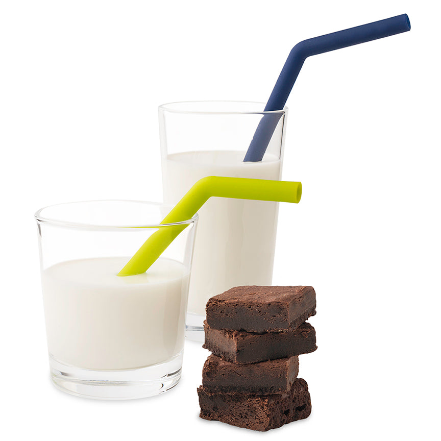 Silicone Straws (Set of 2)