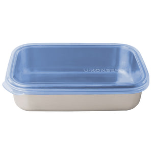 U Konserve Stainless Steel Rectangle Container Silicone Lid 25oz