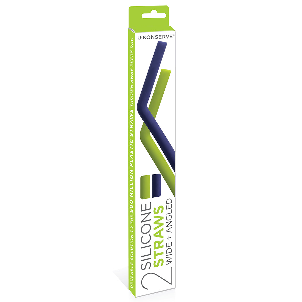 Silicone Straws (Set of 2)