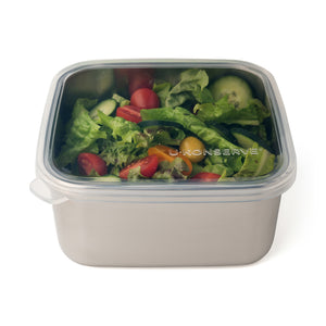 Rectangular Stainless Steel Containers | Microwave-Safe Red / 51 Ounces