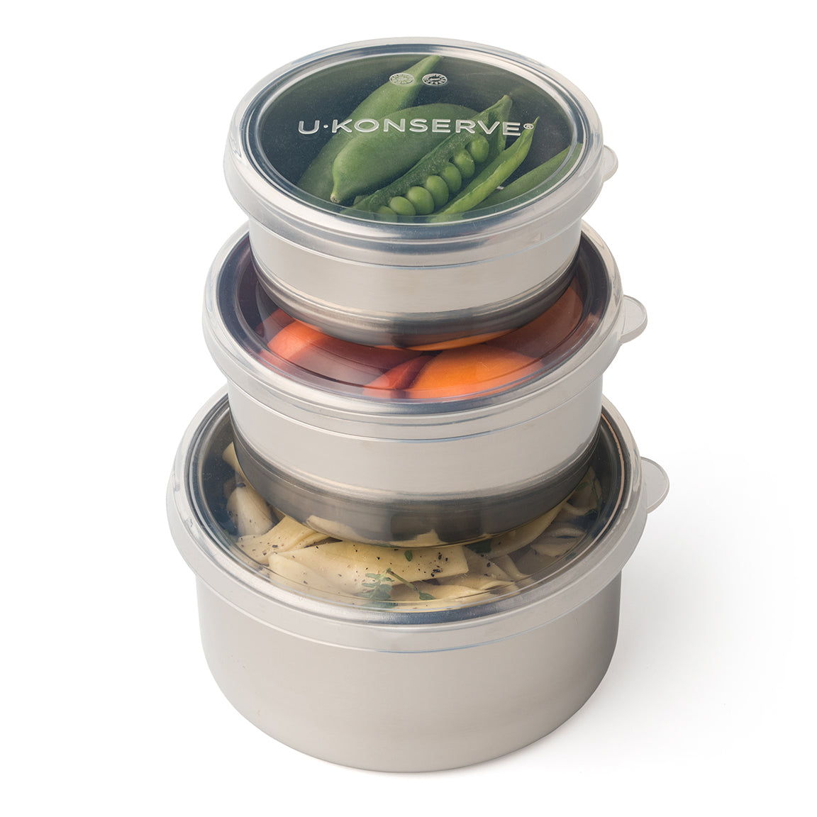 U-Konserve Round Stainless Steel Nesting Trio